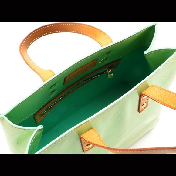 LOUIS VUITTON Reade PM Tote Monogram Vernis Green - Picture 4 of 16